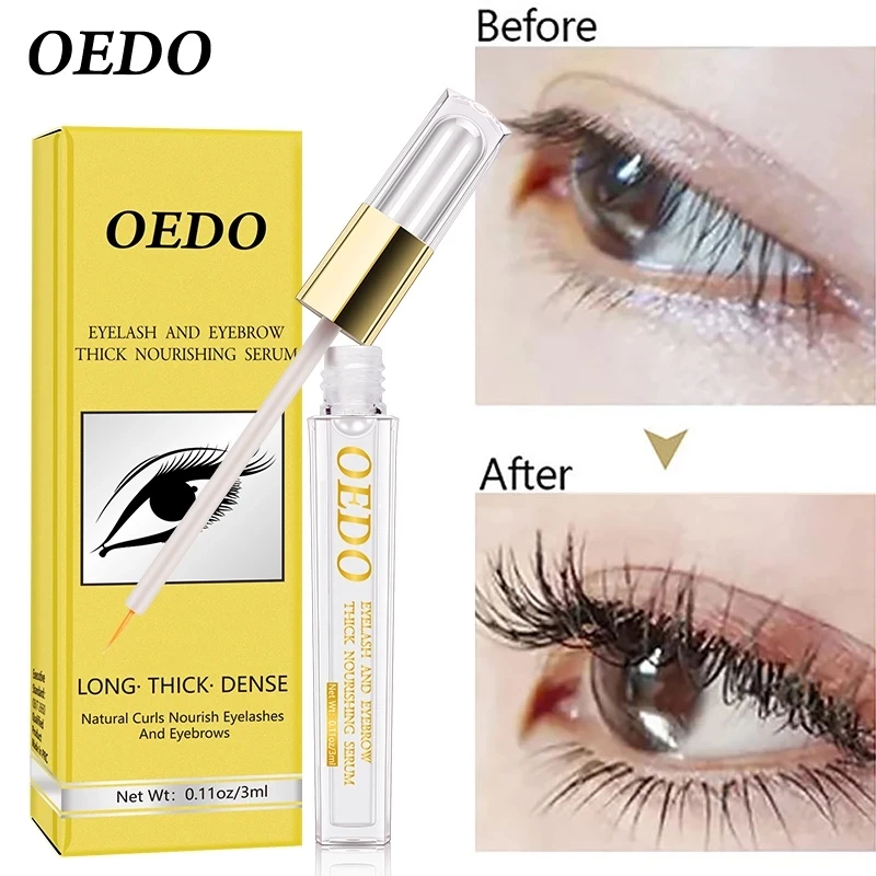 

OEDO Bushy Mascaras Eyelash Growth Serum Liquid Natural Curling Enhancer Eyelash Makeup Mascara Lengthening Eye Lashes Lifting