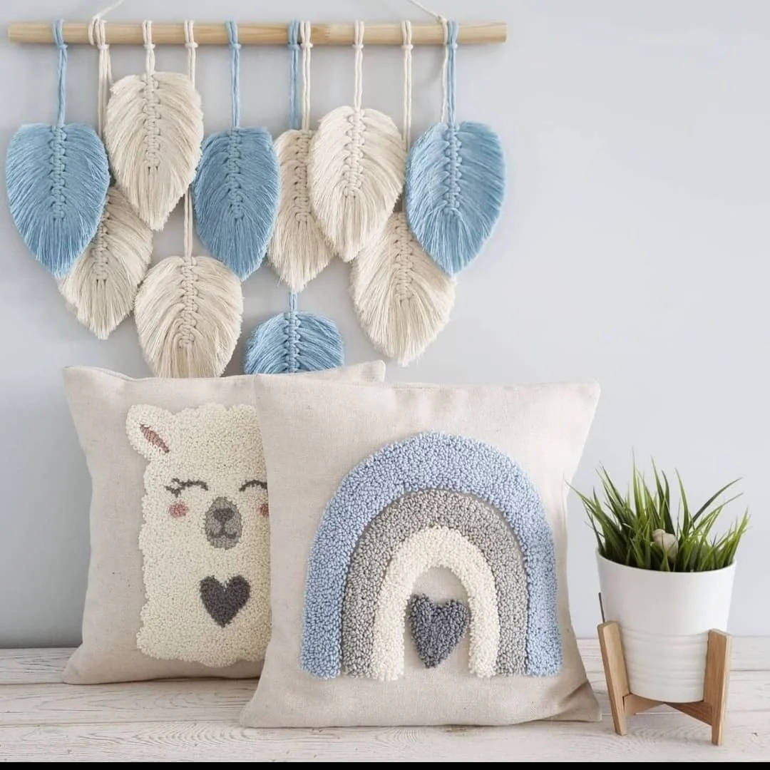 

% 100 хлопок, 2-3 шт., чехол для подушки, ворсовый чехол в стиле бохо, украшение для дома в богемном стиле ручной работы