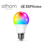 ATHOM Pre Flashed ESPHome умная лампа ESP8285 работает с домашним помощником 15 Вт E27