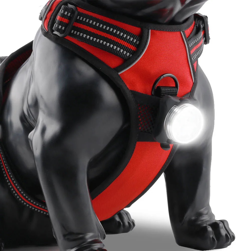 

Pet Collar Harness Leash Dog Accessories Led Light 4 Modes USB Rechargeable Dogs Light LED Outdoor Night