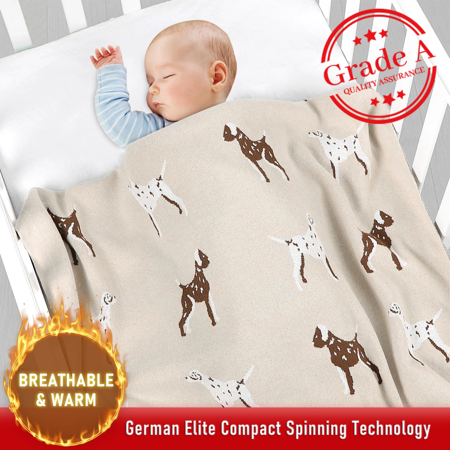 

Fabric Baby Infant Blanket 100% Cotton Comforter Newborn Girl Summer Discharge Envelope Sleepers Personalized Gift Photography