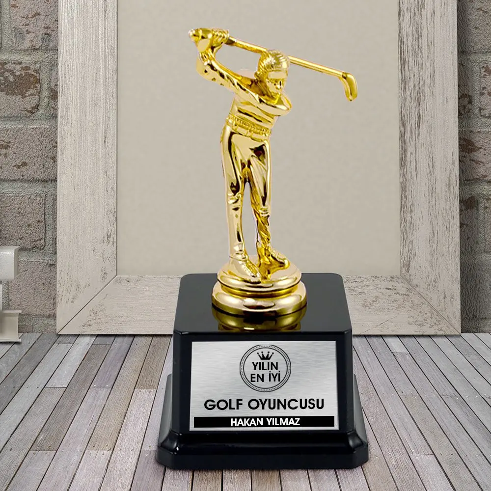 

Персонализированная лучшая надпись «Golf Статуэтка игрока Of The Year Award»