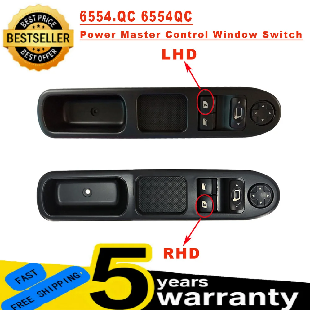 

Консоль переключателя LHD / RHD 6554.QC 6554QC для Peugeot 207 Stufenheck 2007-2014 для Citroen C3 Picasso
