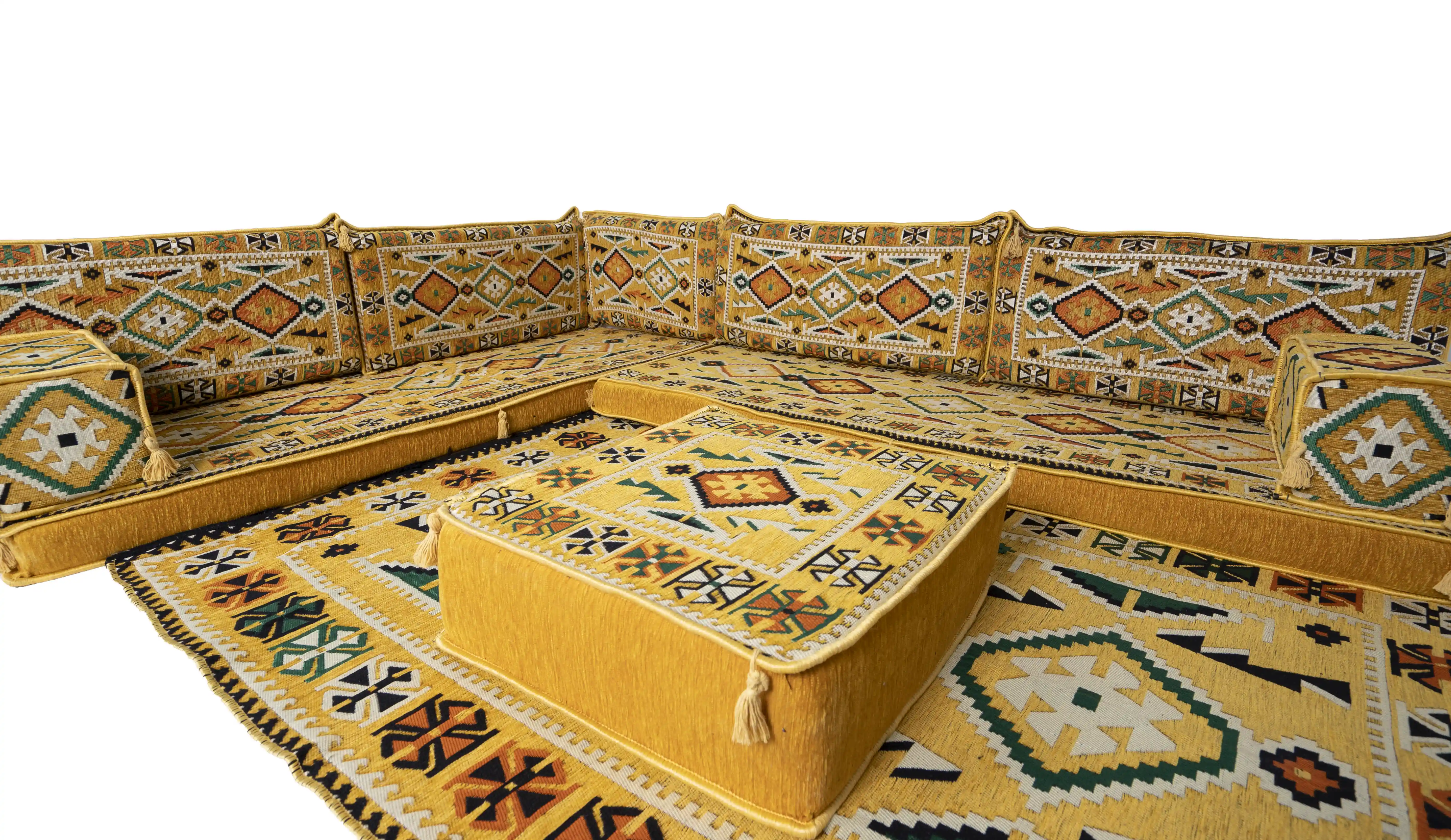 Набор L-образных арабских диванов напольный диван набор сидений восточные