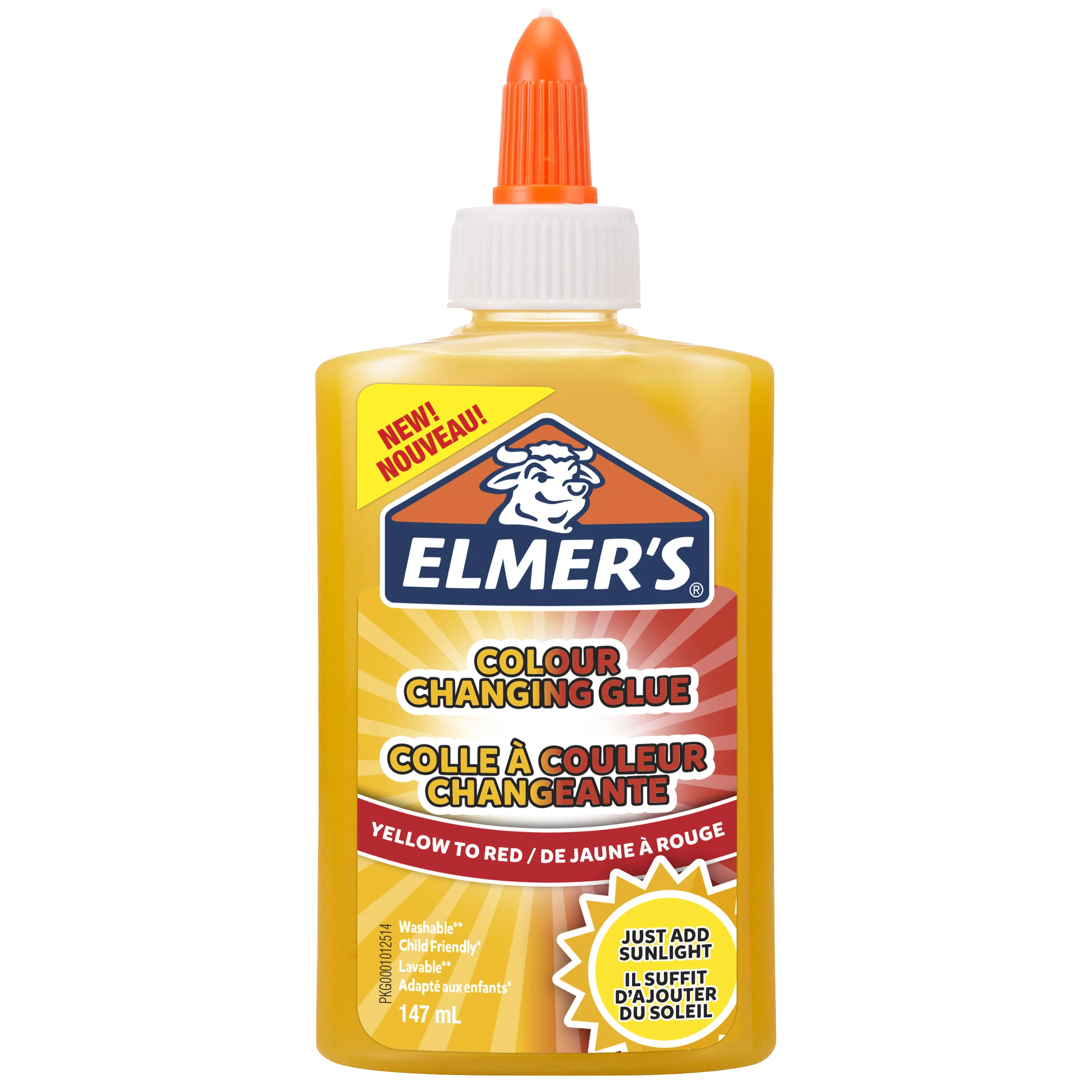 Клей Elmers Color Changing Glue Голубой 147 мл | Игрушки и хобби