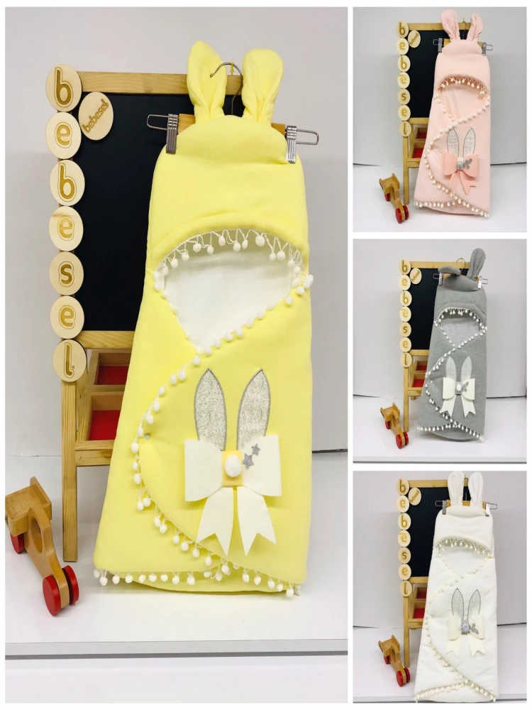 

Bebesel New Born Baby Swaddle, Wraps Your Baby With Its Ergonomic Design, Complements Its Elegance With Its Aesthetic Appearance