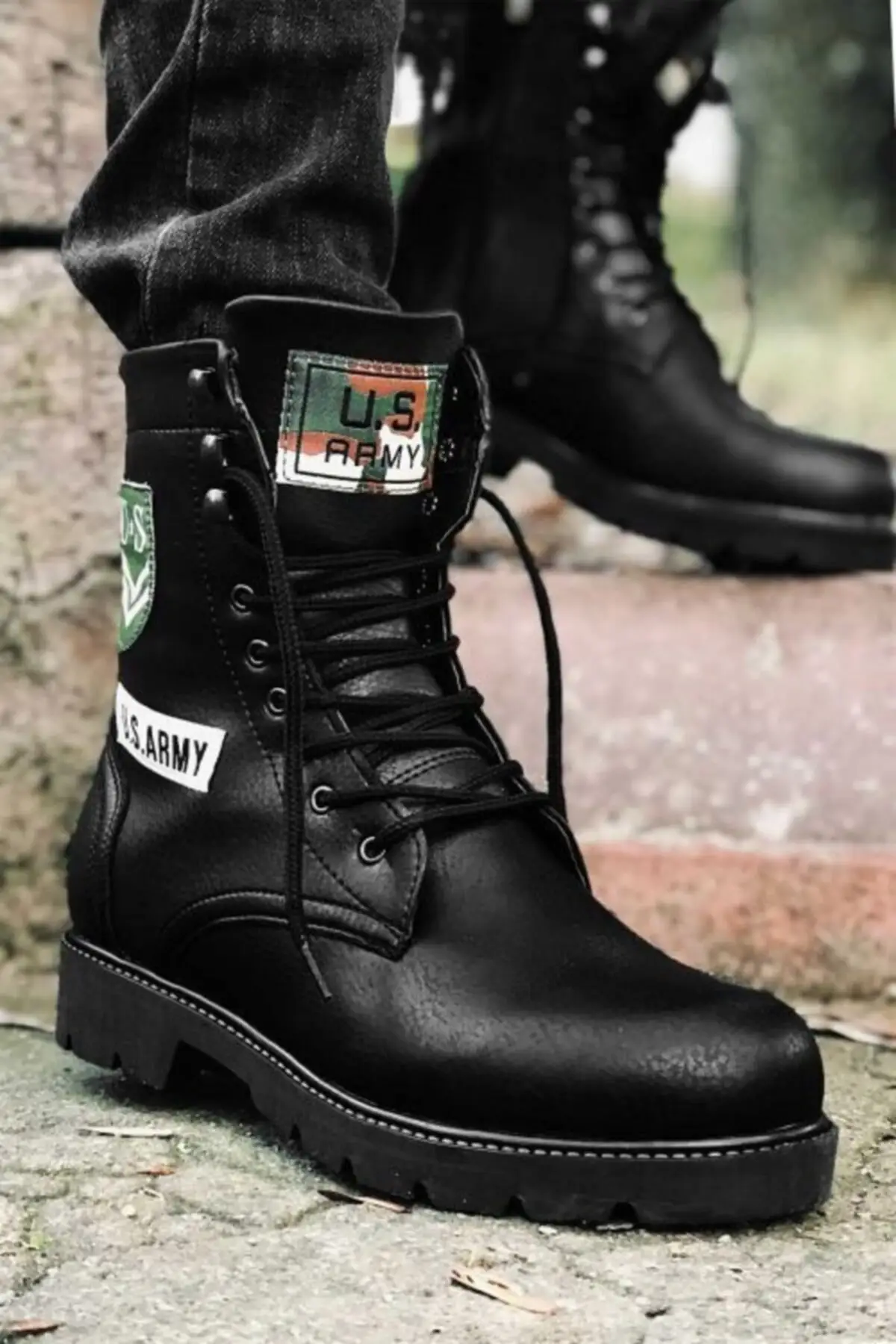 

Men Black Army Boots 2021 New Season