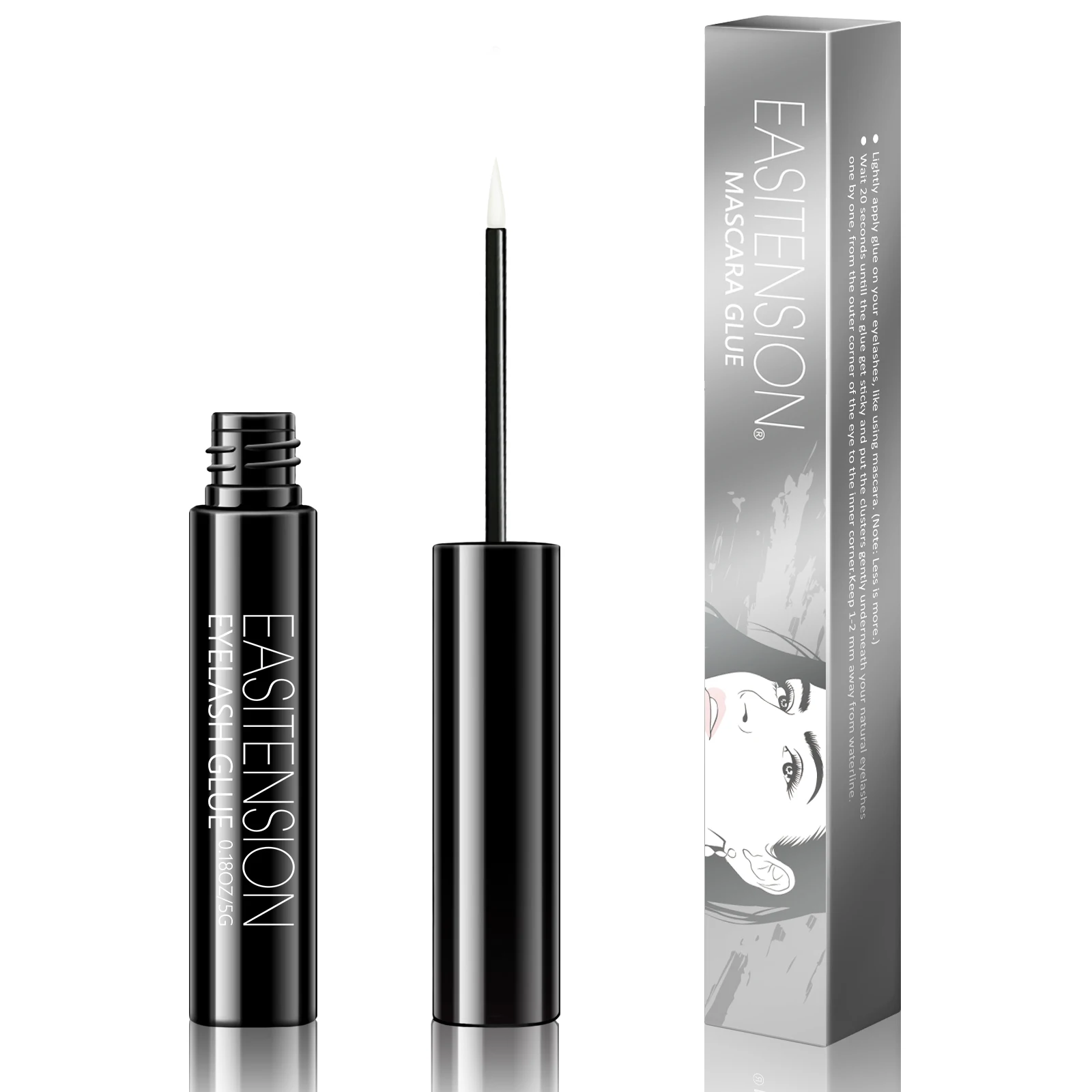 Подставка для ресниц клей высокое качество водонепроницаемый черный цвет |