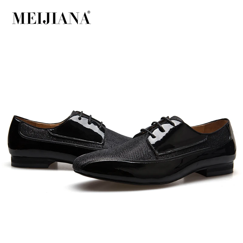 Удобные повседневные мужские лоферы MEIJIANA кожаные оксфорды модные