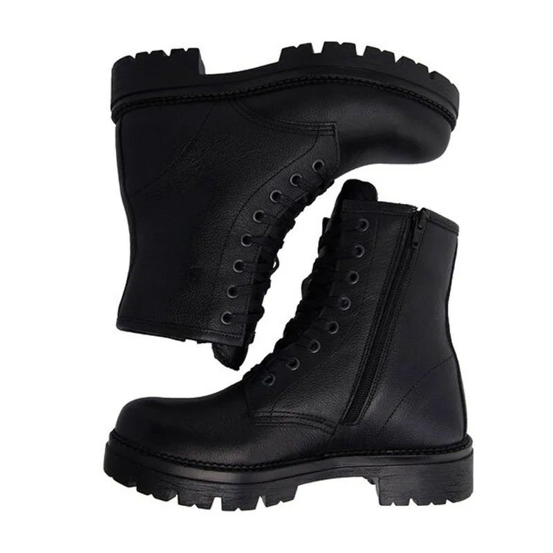 

Boots Shoes Winter Women Fashion Woman Platform Ankle Leather Autumn Warm Size Footwear Suede Short Ladies Ins Real Fur Heel Round Toe Motorcycle Botas Casual Lace Up Cansino