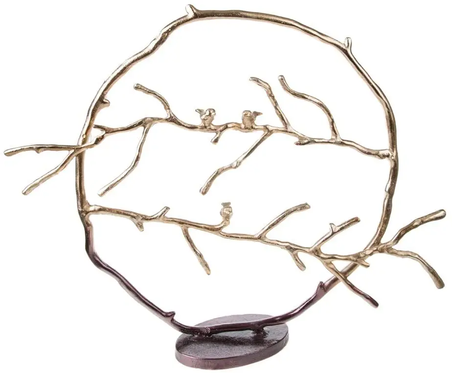 

Lucky Art Dk 298 Big Bird Decor 63 Cm -gold Bronze