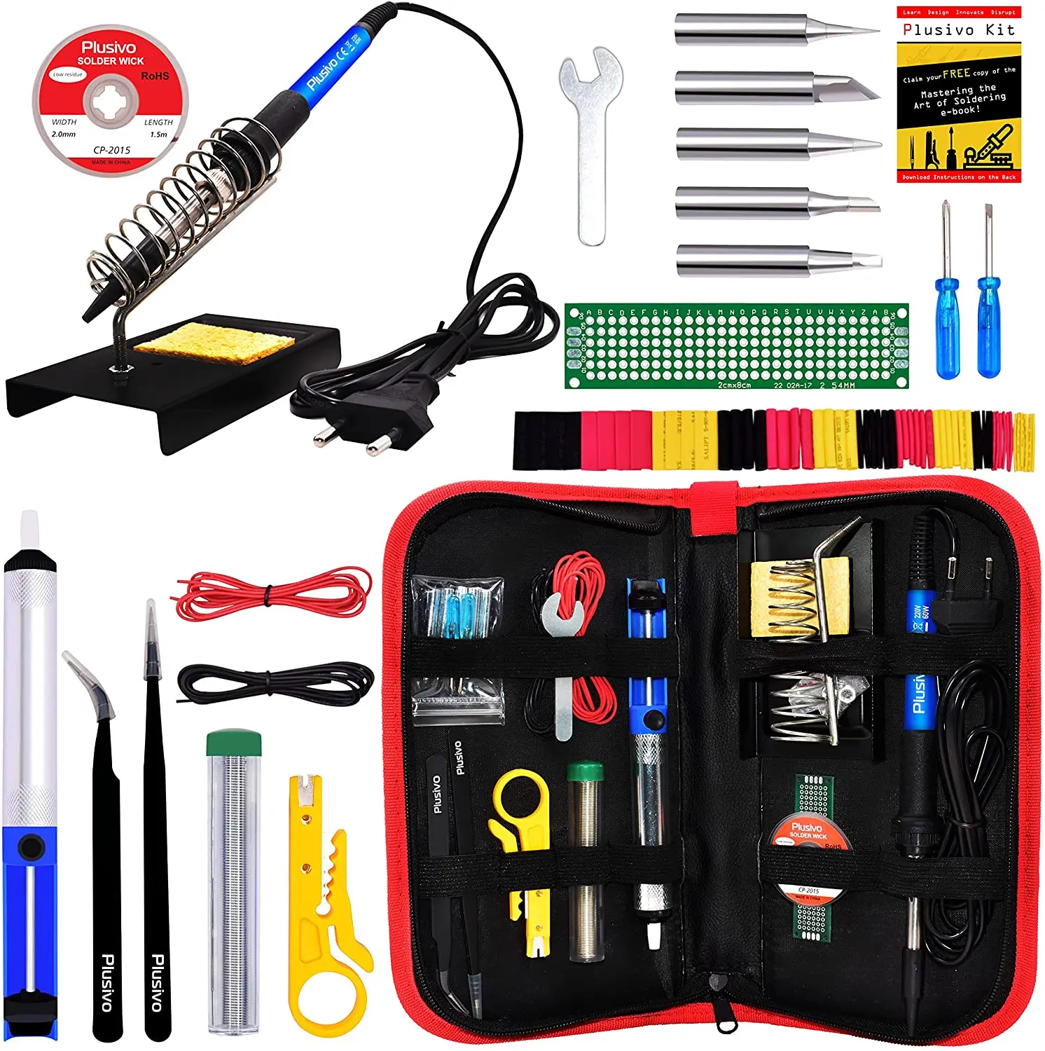 Soldering Iron Kit SET (60W) Adjustable Temperature Electric Desoldering Pump For Electronics | Инструменты