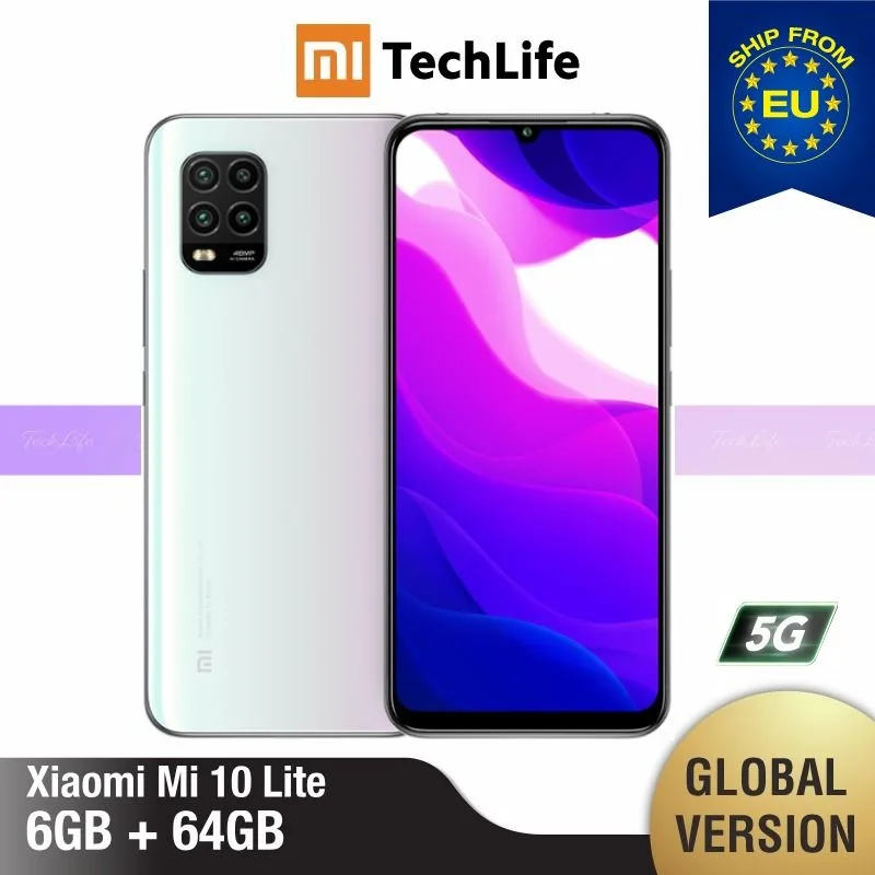 Смартфон Xiaomi Mi 10 Lite 6 + 64 ГБ (абсолютно новый и запечатанный) mi10lite lite 128