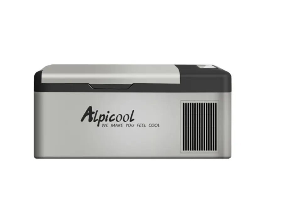 Portable Alpicool 15L car home refrigerator mini fridge AC100-240V DC12/24V Cold storage outdoor household household compressor