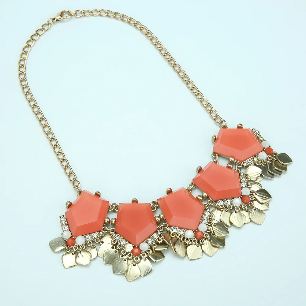 EPI популярное милое элегантное женское богемное колье из драгоценных камней и