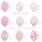 Маска для лица с цветочным принтом для взрослых, 5 шт., 16 цветов