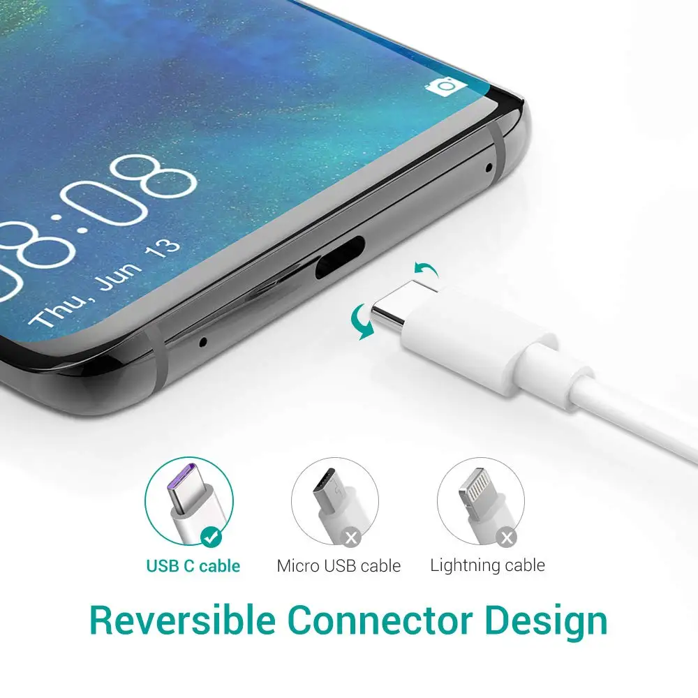 1M 1 5 M 2M 3M Usb кабель с 5A для зарядки Type C совместим зарядными устройствами xiaomi Huawei