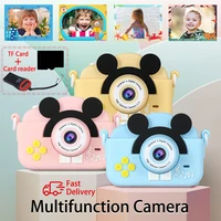a5 mini childrens digital camera cute cartoon mouse child toys camera multifunction hd photograph video smart camera kids gifts