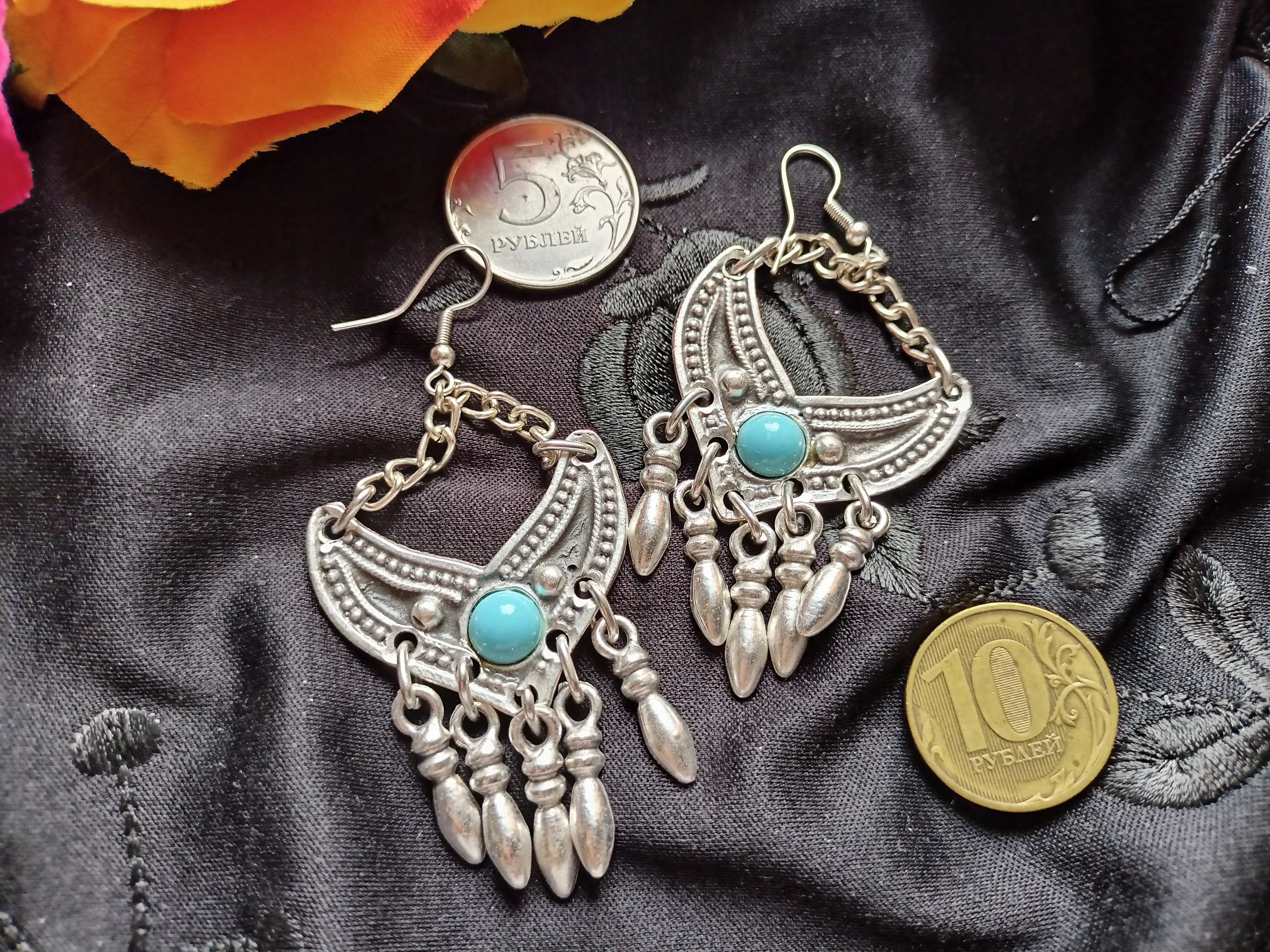 Серьги в этическом бохо трайбл стилях | Заготовки для сережек