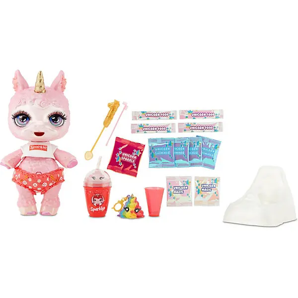 Пупс MGA Entertainment "Poopsie Surprise Unicorn" Лама 35 см бело розовая|Куклы| |