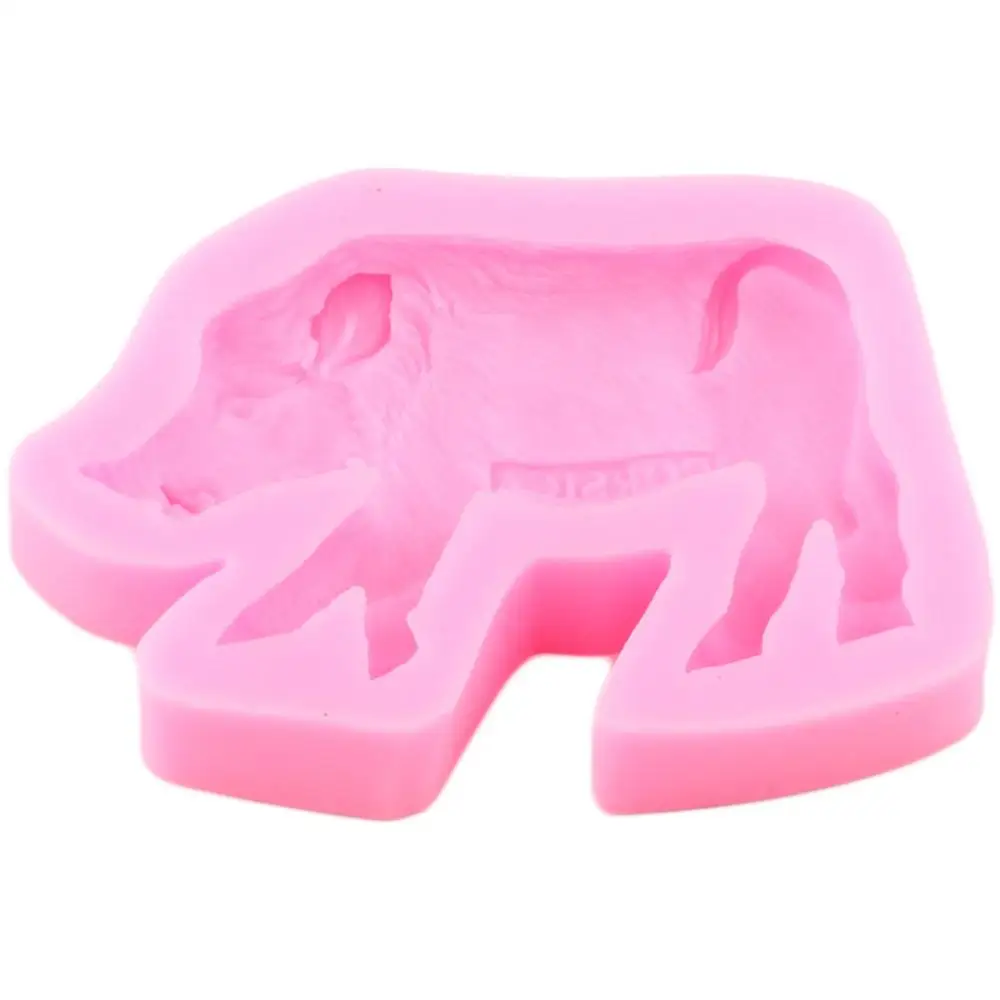 Силиконовая форма дикий кабан для мастики детские инструменты украшения тортов