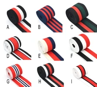 1 5inch elastic stripe webbing cotton fabric handbag handles polyester ribbon swivel claw belt buckles by the yard