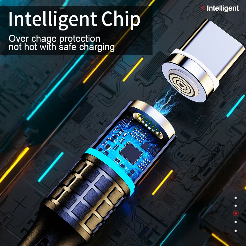 Udyr Магнитный кабель Micro usb type C зарядный кабель для samsung iPhone 7 6 зарядное устройство быстрый Магнитный кабель USB C Шнур адаптер для проводов
