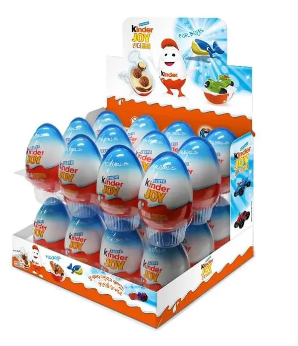 Kinder Joy-huevos de sorpresa para hombre, 24 piezas, gratis-0