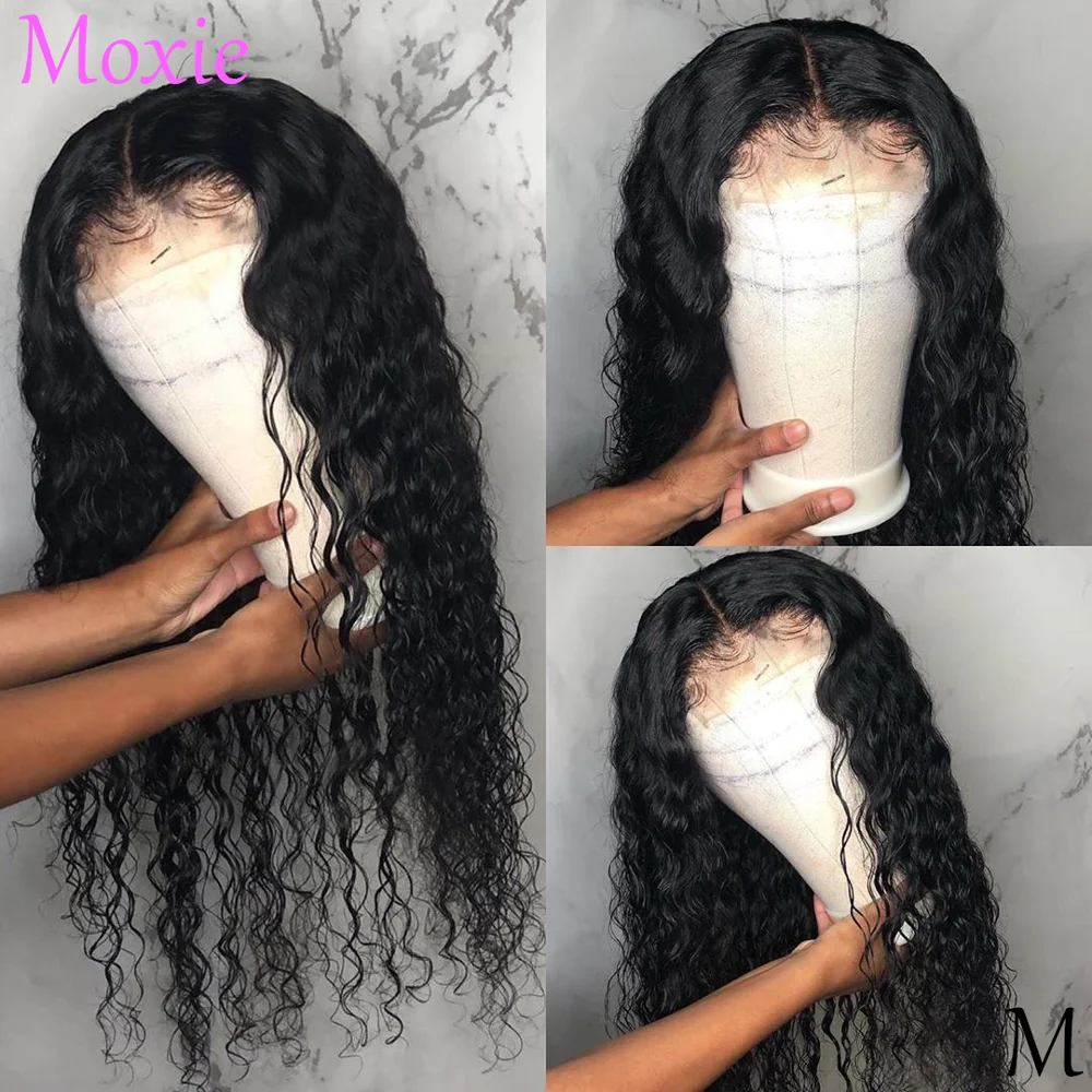 Парики из натуральных волос на кружевной основе 4x4 перуанские парики глубокие