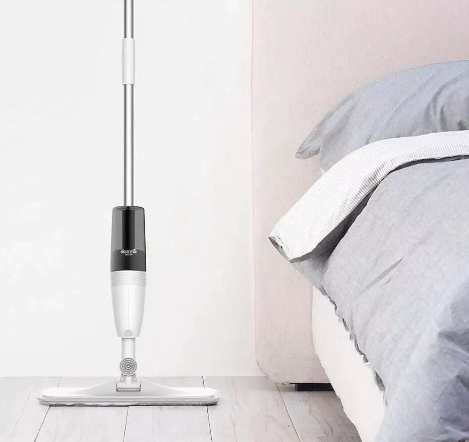 Швабра с распылителем XIAOMI Deerma Spray Mop TB500 умная влажная уборка вращение головки на