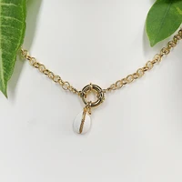 white beetles rainbow enamel pendant brass thin chain necklace custom trendy jewelry wholesale