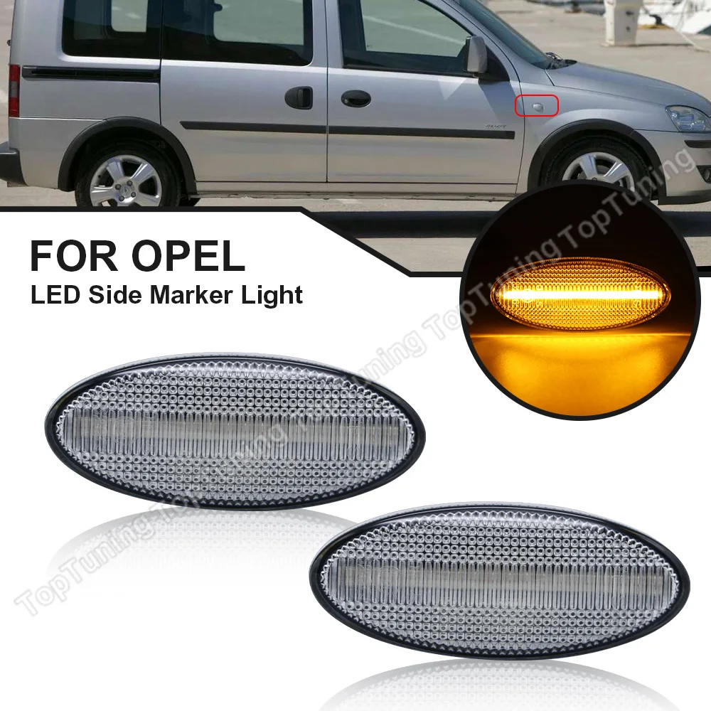 

2 шт. для Opel Vauxhall Vectra B MK1 1995 1996 1997 1998 1999 2000 2001 2002 2003 светодиодный боковой маркер указасветильник поворота