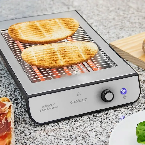 Тостер Cecotec Turbo EasyToast 900W Inox|Тостеры| |