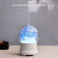 immortal flower aroma essential oil diffuser mist maker ultrasonic aromatherapy humidifier with colorful led light for room home