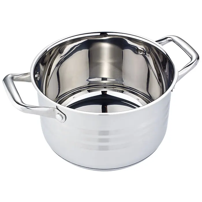 Набор посуды 8 предметов: 4 кастрюли Webber BE 622/8 (2 2 л 3 0 6 л) из нержавеющей стали со