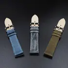 Кожаные ремешки для часов, 18 мм 20 мм 22 мм 24 мм синий серый коричневый многоцветные мужские ремешки для часов аксессуары