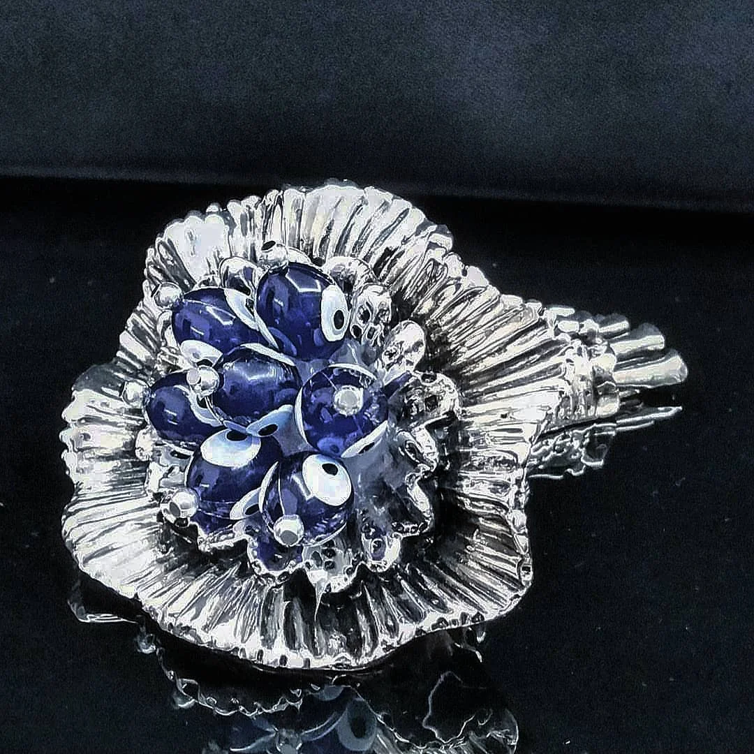 

925 пробы посеребренные бусины NAZAR FLOWER