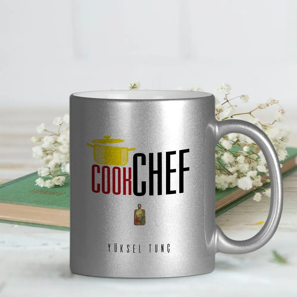 

Personalized Professional Cook Silver Gilt Mug Cup-3