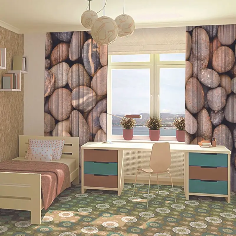 Шторы камни галька сельская местность природа Защита окружающей среды