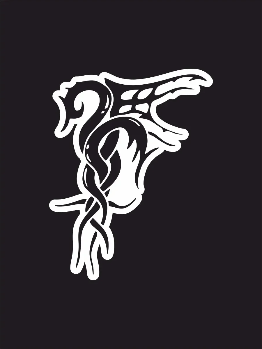 Наклейка на авто &quotОрнамент узоры&quot №15 17х13 см|Наклейки автомобиль| |