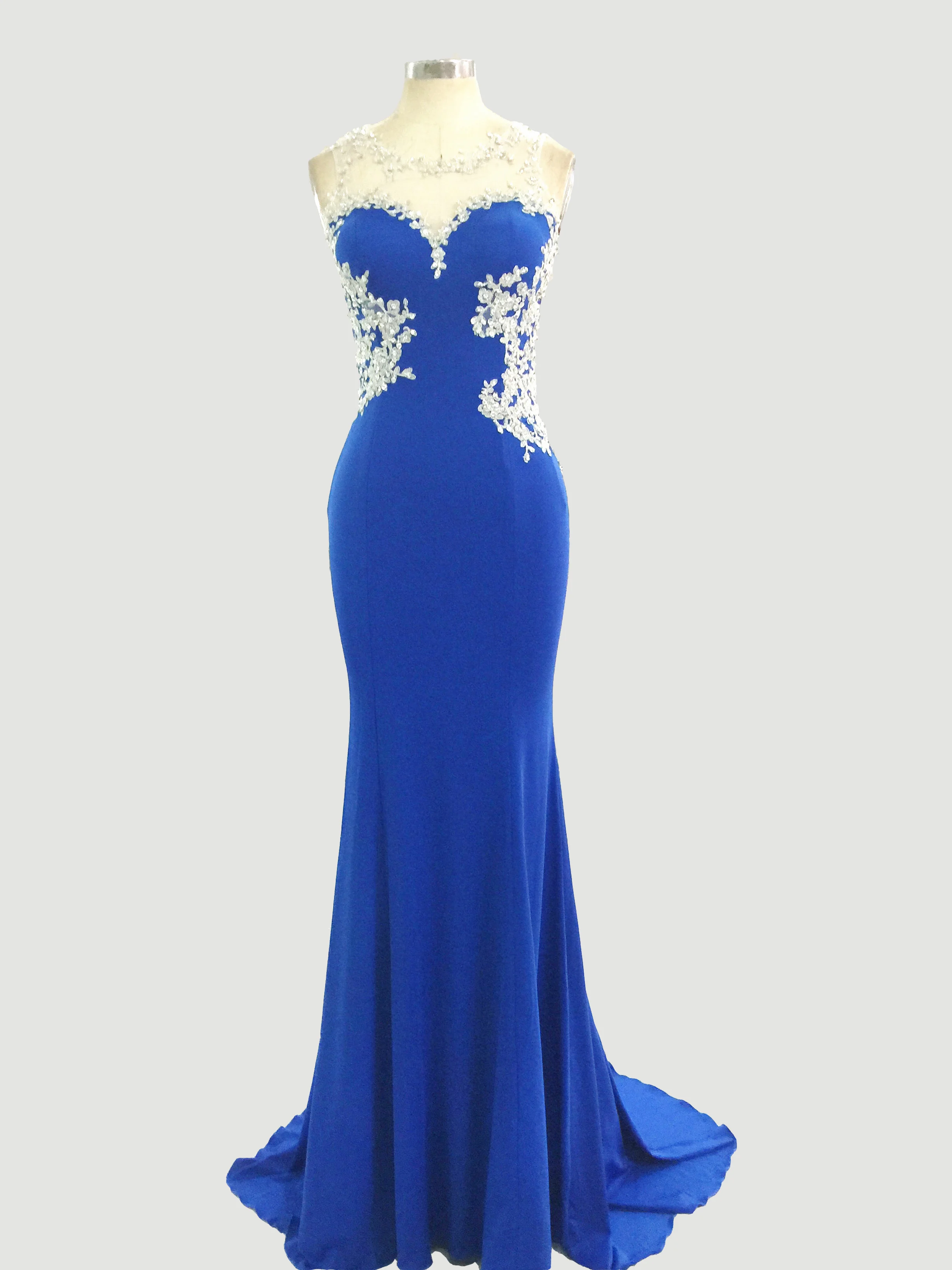 Sheath/column Strapless Sweep/Brush train Chiffon Evening Dress with Beadings |