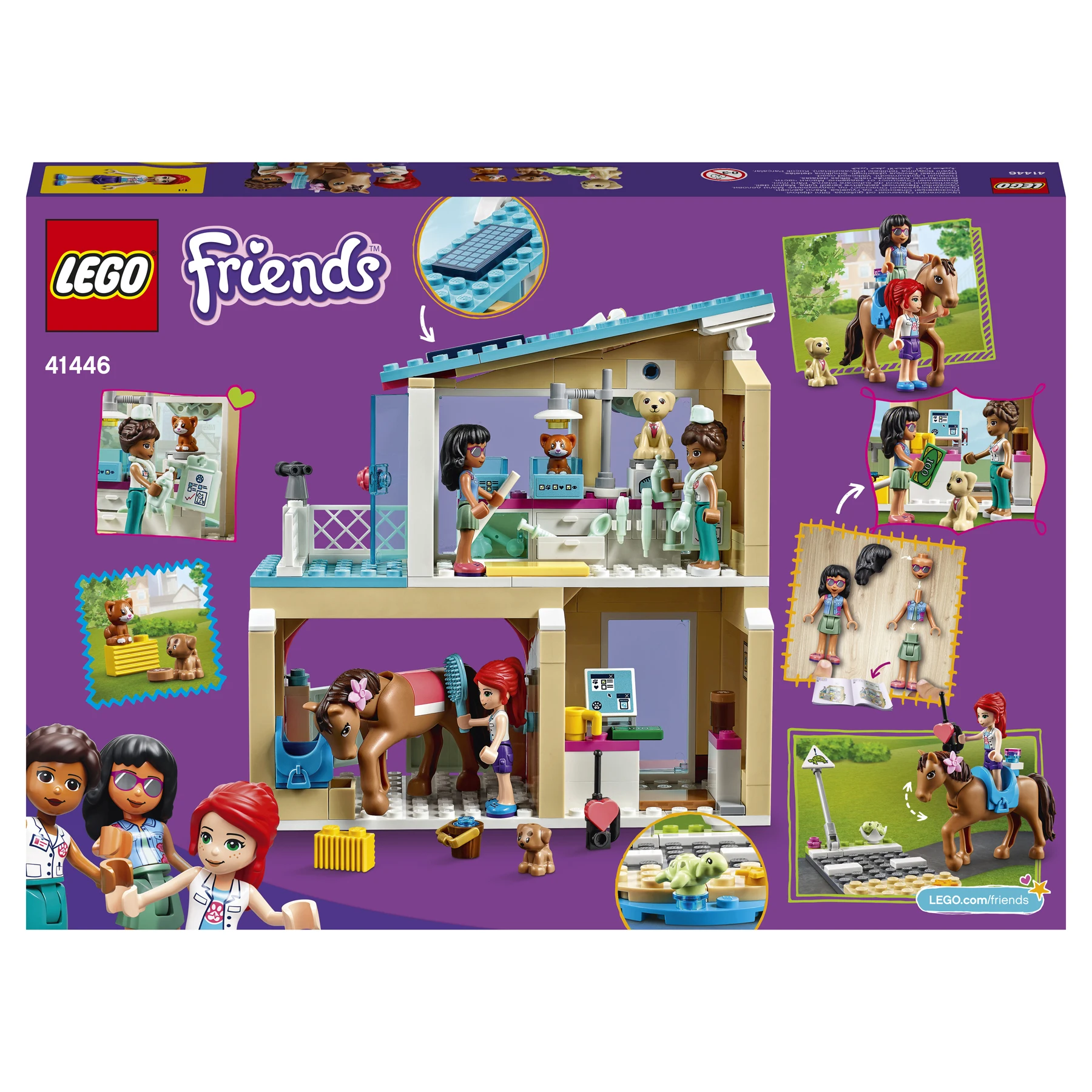 Конструктор LEGO Friends 41446 Ветеринарная клиника Хартлейк-Сити |
