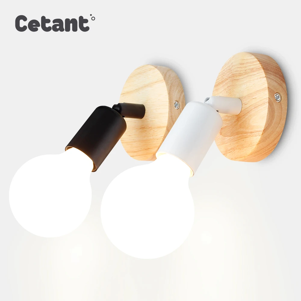 CETANT светодиодный настенный светильник современный деревянный скандинавский