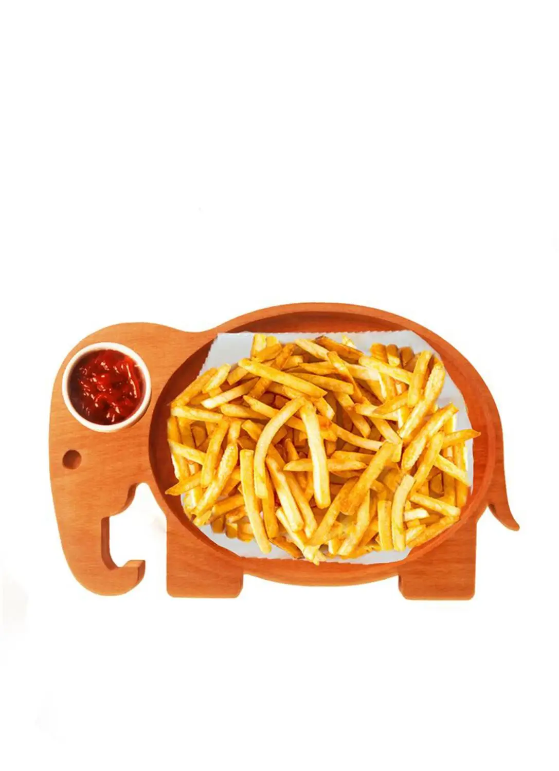 

Beech Elephant Serving Platter Sauce