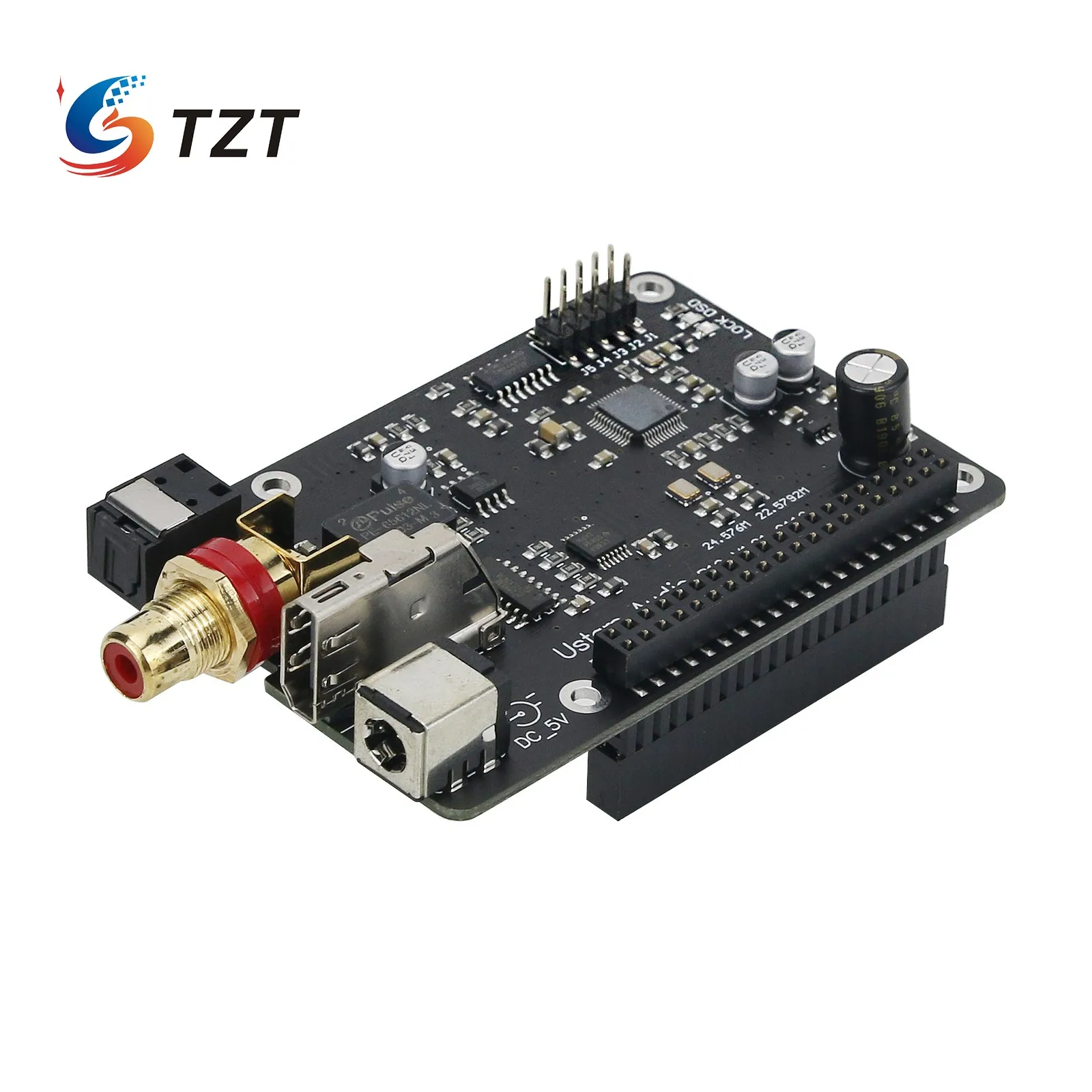 TZT Ustars аудио R19 цифровая аудиоплата 32 бит PCM384KHz DSD512 Коаксиальная DOP128 для Raspberry Pi |