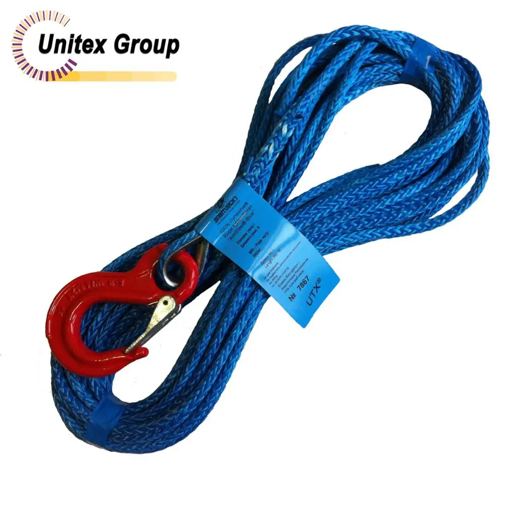 Синтетический трос AmSteel Blue 6мм из оригинального Dyneema комплект для установки на