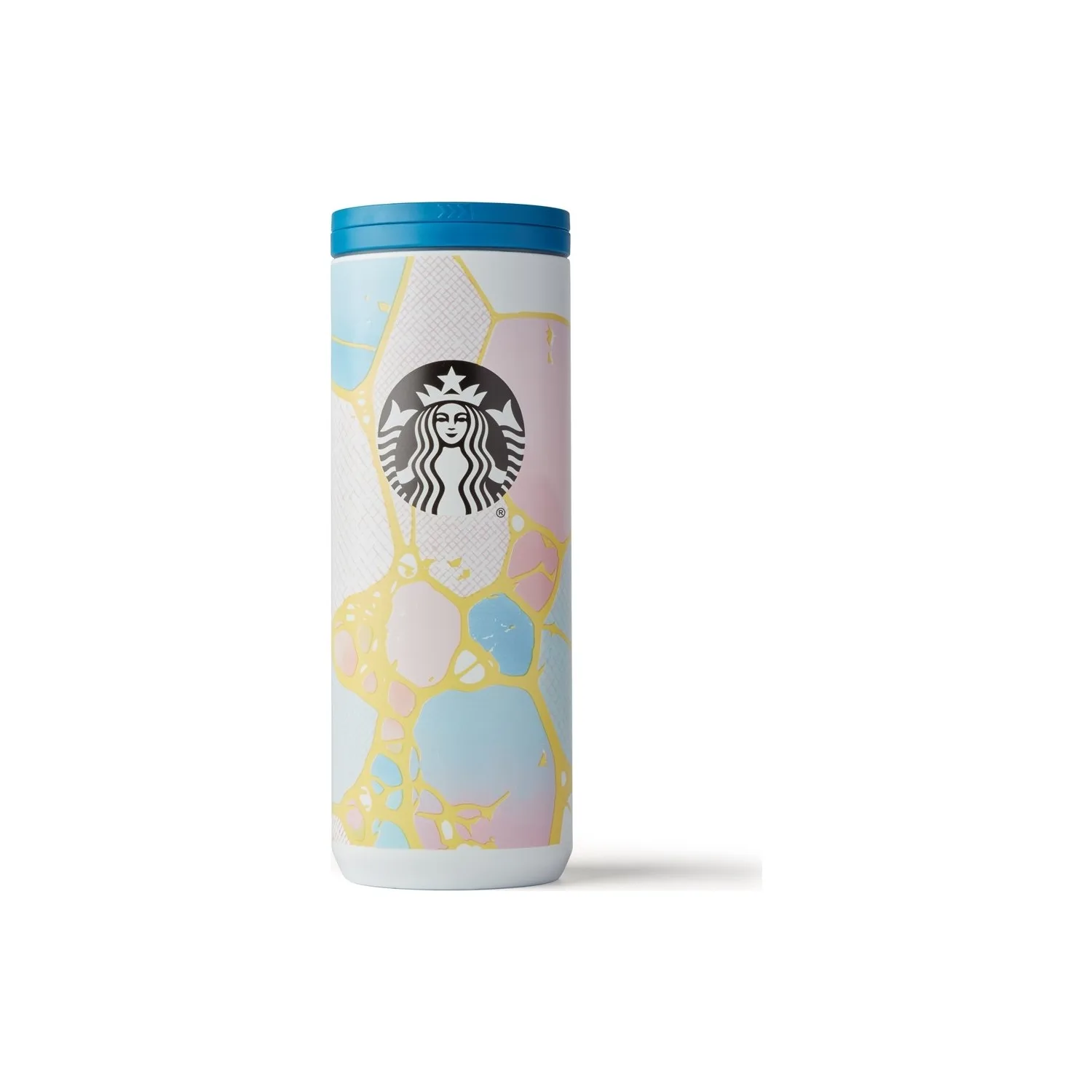 Starbucks®Розовый синий цвет термос 473 мл вода чай кофе Горячие холодные напитки