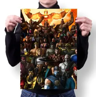 Плакат Мортал Комбат Mortal Kombat №9 А3|Наклейки на стену| |