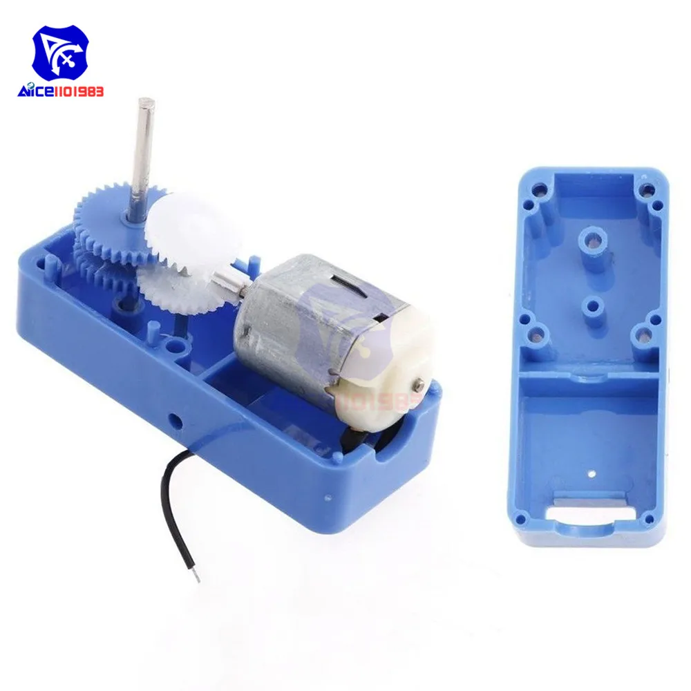 Миниатюрный Электрический редуктор постоянного тока 1 5 6 в 1:94 редукторный