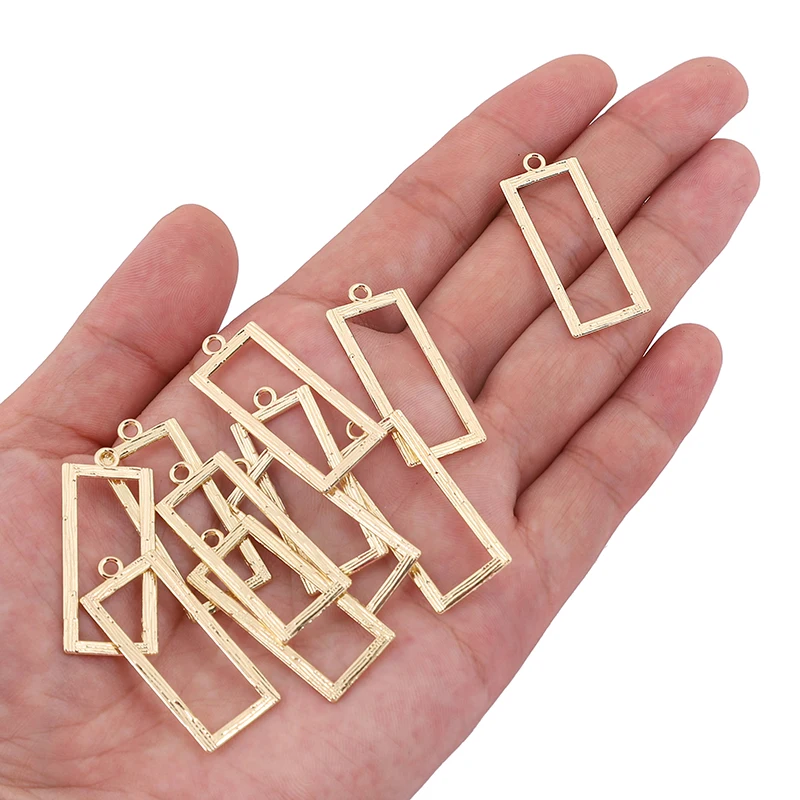 Круглые подвески 10 шт./лот геометрический круглый прямоугольный подвесной